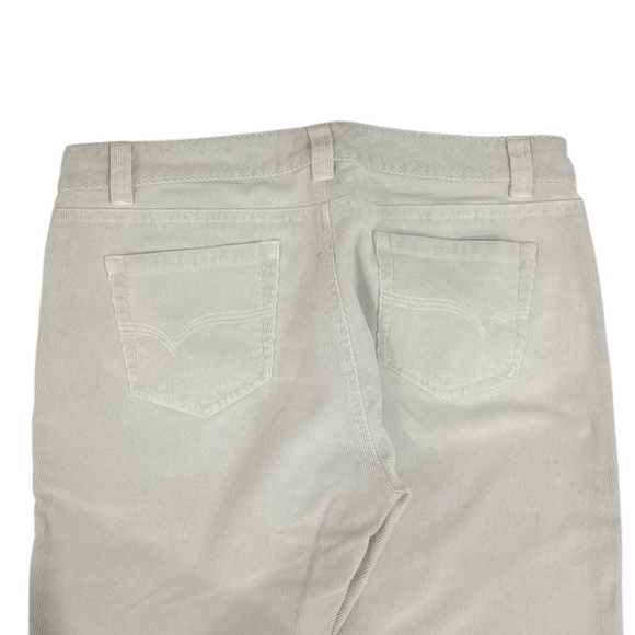 Vineyard Vines Corduroy stretch cotton straight Leg Pants in Light Greige sz 10 - Picture 3 of 5
